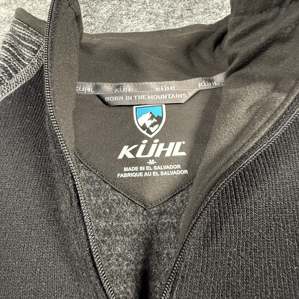 Kuhl Chianti Fleece Womens Medium Black Quarter Zip Performance Hiking Pullover - Picture 7 of 7